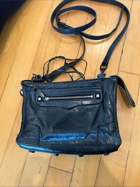 Rebecca Minkoff Black Leather Crossbody Bag